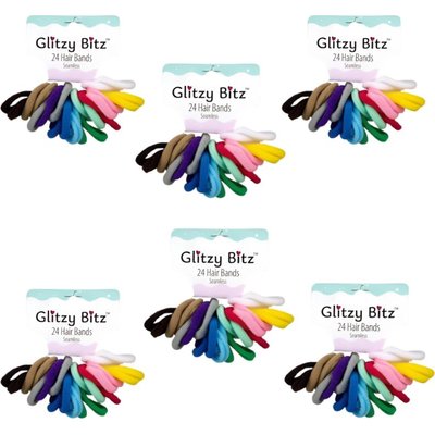 Hair Band Elastic No Join Light (24 Piece) Image
