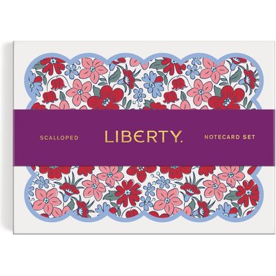 Liberty Scalloped Shaped Notecard Set Image