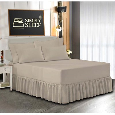 Simply Sleep - Polyester 90 GSM - 05 Piece Combo Set - (Queen)(Semolina) Image