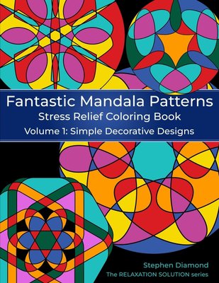 Fantastic Mandala Patterns Stress Relief Coloring Book Image