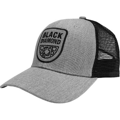 Black Diamond Trucker Hat (Heathered Aluminium-Black) Image