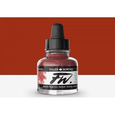 DR. FW. Acrylic Ink - 554 Red Earth (29.5ml Bottle) Image