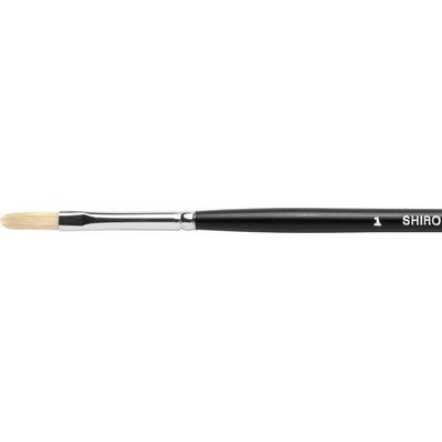 Jackson's Shiro Filbert No. 1 Professional Hog Bristle Hair Brush Image