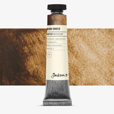 Jackson's Artist Watercolour Paint - Raw Umber (21 ml) Image