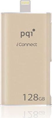 Pqi iConnect USB 3.0 Apple Certified Flash Drive (Gold)(128GB) Image