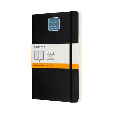 Moleskine Expanded Large Ruled Softcover Notebook Image
