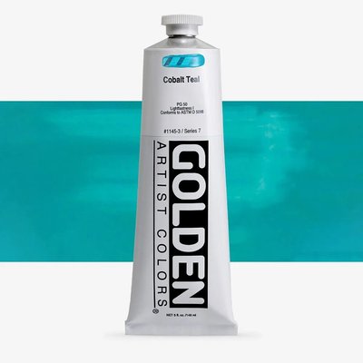 Golden Heavy Body Acrylic Paint - Cobalt Teal (148 ml) Image