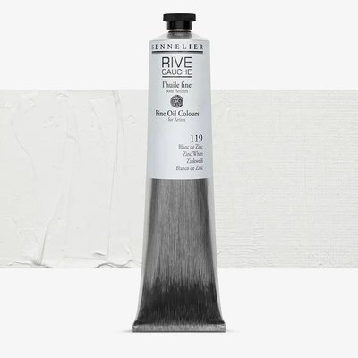 Sennelier Rive Gauche Oil Paint (200ml)(Zinc White) Image