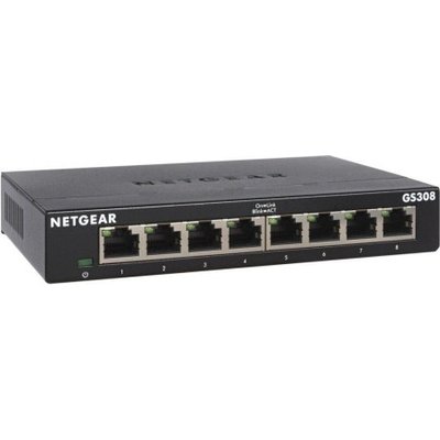 Netgear 8 Port 101001000 Gigabit Ethernet Switch Image