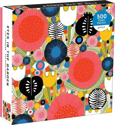 Galison Eyes In The Garden Jigsaw Puzzle (500 Piece) Image