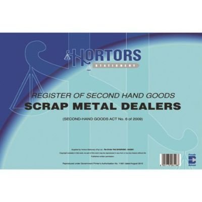 Hortors Registers - Register for Second Hand Goods: Scrap Metal Dealers Image