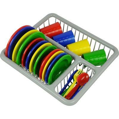 Imagine by Greenbean Dinner Set and Drainer Rack (28 Pieces) Image