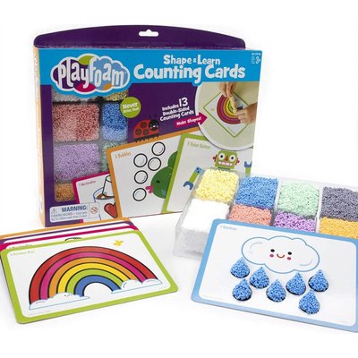 Educational Insights Playfoam Shape And Learn Counting Cards Image