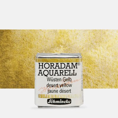 Schmincke Horadam Supergranulation Watercolour - Desert Yellow 921 (Half Pan) Image