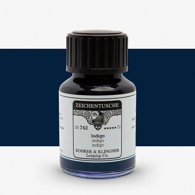 Rohrer & Klingner Calligraphy Ink - Indigo (50 ml) Image