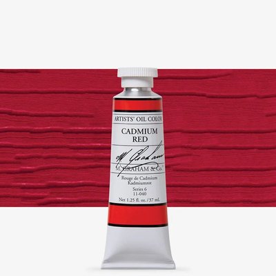 M. Graham Artist' Oil Paint - Cadmium Red (37 ml) Image