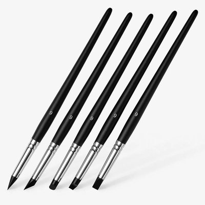 Jackson's Silicone Shaper #6 Pastel Brush Set (5 Brushes) Image