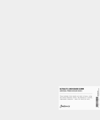 Jackson's Claessens 0.8mm Ultralite Linen Board - Universal Primed (415gsm)(10x12") Image