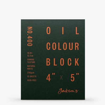 Jackson's Oil Paper Block (230gsm)(15 Sheets)(10x13cm) Image