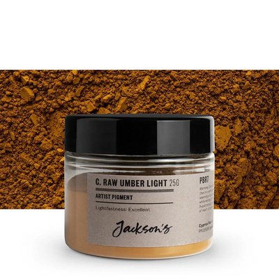 Jackson's Artist Pigment - Cyprus Raw Umber Light (25g in 50ml Jar) Image