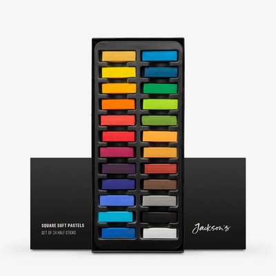 Jackson's Soft Pastel Set (24 Colours)(Half Stick) Image