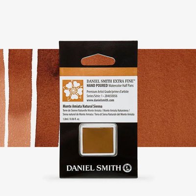 Daniel Smith Watercolour Paint - Monte Amiata Natural Sienna (HalfPan) Image