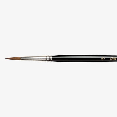 Da Vinci 10 Maestro # 5 Round Tobolsky Kolinsky Red Sable Watercolour Brush - Short Handle Image