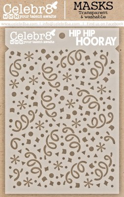 Celebr8 Hip Hip Hooray Mask Image