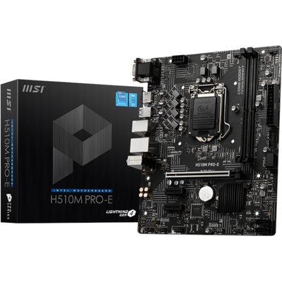 MSI H510M PRO-E Intel Micro-ATX Motherboard (Socket LGA1200) Image