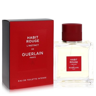 Guerlain Habit Rouge L'instinct Men's Eau De Toilette Intense (Spray)(50 ml) Image