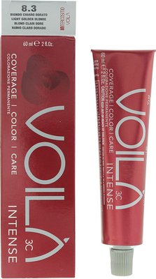 Intercosmo Voilà 3C Intense 8.3 Light Golden Blonde Hair Colour (60ml) Image