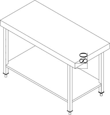 Grace Kitchen Workbench (Stainless Steel) Image