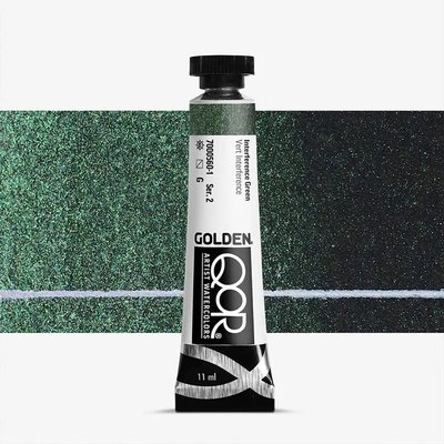 Golden Qor Watercolour Paint - Interference Green (11 ml) Image