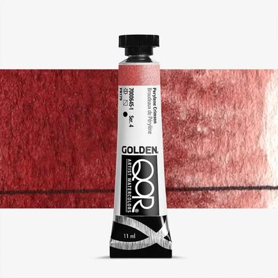 Golden Qor Watercolour Paint - Perylene Crimson (11 ml) Image