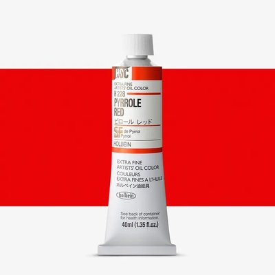 Holbein Artists' Extra Fine Oil Paint - Pyrrole Red (40 ml) Image