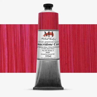 Michael Harding Oil Paint - Quinacridone Coral (225 ml) Image
