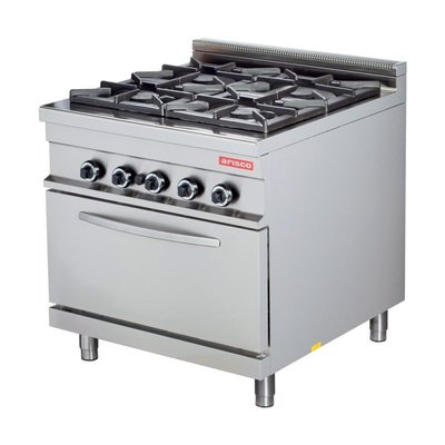 4 Burner With Electric Convection Oven(900 Range) Image