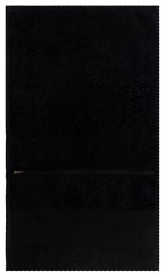 Bunty Plush 100% Cotton Gym Towel (Jet Black)(Pack of 5)(450gsm)(30 x 50cm) Image
