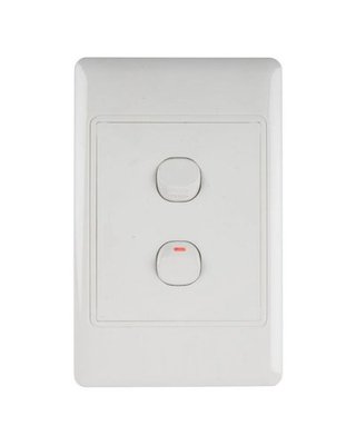 Nexus Light Switch + Cover 2 Lever Image