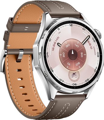 HUAWEI WATCH GT 6 GPS 46mm (Grey) (Leather Strap) Image