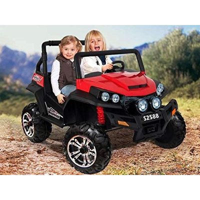 Kids Electric Ride On Car Dune Buggy 2 Seater 24V With Rubber Tyres Image