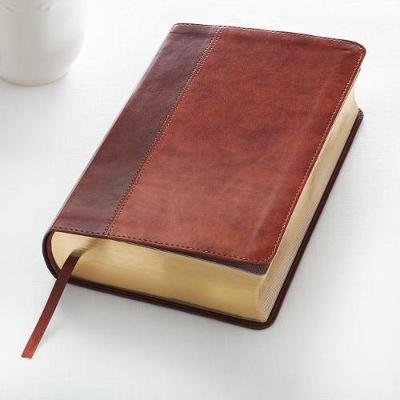 KJV Giant Print Lux-Leather 2-Tone Brown Image