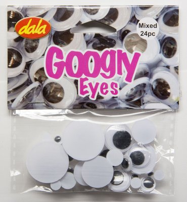 Dala Basic Googly Eyes - Assorted (24 Pack) Image