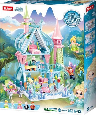 Sluban - Fairy Tales of Winter Fairy Tale Castle (447 Pieces) Image