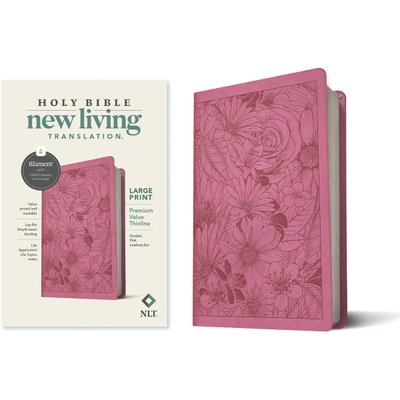 NLT Filament Premium Value Thinline Bible (Garden Pink) Image