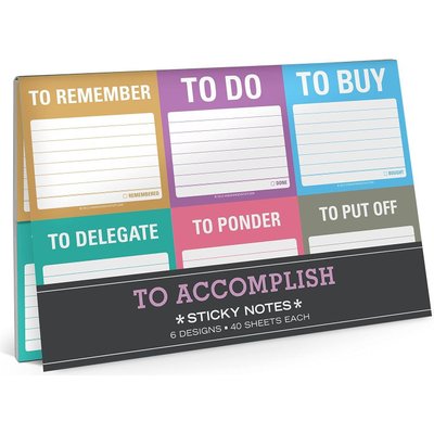 Knock Knock To Accomplish Sticky Note Packet Image