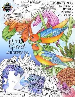 Bird Garden Adult Colouring Book Image