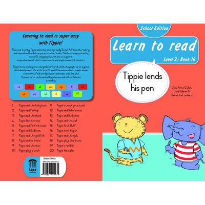 Learn to read with Tippie the elephant (Level 2) 16: Tippie lends his pen Image