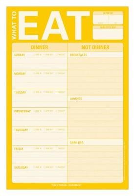 Knock Knock What to Eat Pad (Yellow) Image