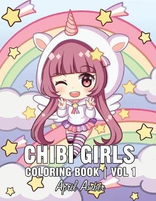 Art & Photography - Chibi Girls Coloring Book - For Kids